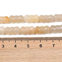 Естественный желтый нефрит бисер нитей G-P595-A03-01