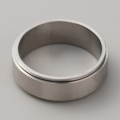 Bague rotative simple en acier inoxydable 304&nbsp;LS-RJEW-WH0011-10G-P