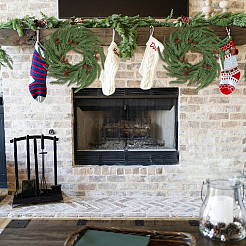 Гибкий клей pe рождественский венок AJEW-WH20060-20