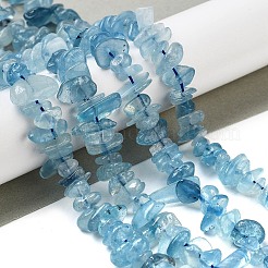 Естественно аквамарин чип бусины нити G-E271-96