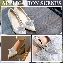4 Stück Schuhclips aus Eisen&nbsp;HJEW-HY00186