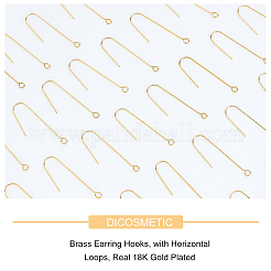 70 шт латунные серьги крючки KK-DC0001-14