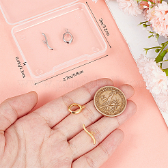 2 шт. 2 цвета 925 застежки-тоггл из стерлингового серебра STER-BBC0007-50