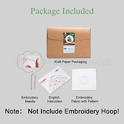 Стартовые наборы для вышивки цветочным узором своими руками DIY-P077-102