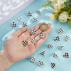 Пластиковые эмалированные пуговицы&nbsp;BUTT-NB0002-17B