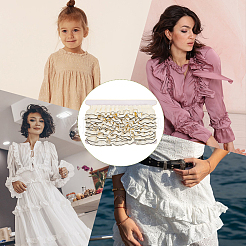 5 ярд двухслойной полиэфирной плиссированной ленты OCOR-MA0001-13