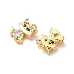 Латунные микро проложить кубического циркония подвески&nbsp;KK-D504-18G