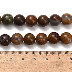 Fili di perline di pietra di ricchezza naturale&nbsp;G-C289-B01-10mm