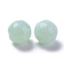 アクリルビーズ  天然石風  多面カット  ラウンド  アクアマリン  11mm  穴：2mm  約540個/500g&nbsp;SACR-S001-11mm-20