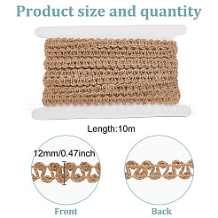 10м плетеная лента из мешковины OCOR-GO0001-16D