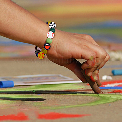 350шт 7 стилей ручной работы из полимерной глины CLAY-FH0001-23