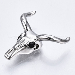 Латунь микропаве черный кубический цирконий&nbsp;ZIRC-T004-95