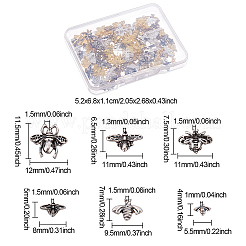 144 шт. 24 стиля сплава нейл-арта подвески&nbsp;MRMJ-OC0002-98