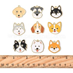 18шт 9 стиля подвески из сплава с эмалью&nbsp;ENAM-FS0003-63