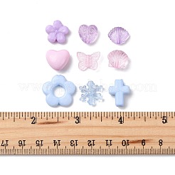 450 шт. 3-х цветные прозрачные и непрозрачные акриловые бусины&nbsp;TACR-FS0001-68