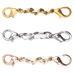 3 шт. 3 цвета pu кожа сплав crub цепь ремень удлинитель для кошелька ремешок для изготовления кошелька&nbsp;PURS-CL0001-11B