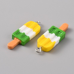 Трехцветные подвески из непрозрачной смолы&nbsp;RESI-TAC0010-66B