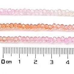 Прозрачные окрашенные стеклянные бусины DGLA-A034-T2mm-A20