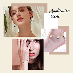 36шт 18 стиля латунные микропаве кубические циркониевые подвески ZIRC-GA0001-05