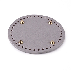 Fondo piatto rotondo in pelle pu&nbsp;FIND-WH0056-07I