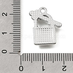 Pendentifs en strass de cristal en alliage de placage uv&nbsp;RB-CBAD37D-09P