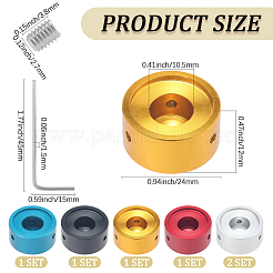 5 коробка 5-х цветных алюминиевых чехлов для гитарных педалей&nbsp;FIND-CN0002-22