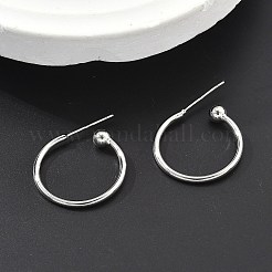 Латунь серьги EJEW-L245-001P