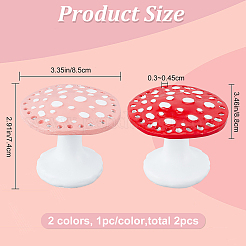 2 шт. 2-х цветные подставки для сережек из смолы EDIS-CP0001-01