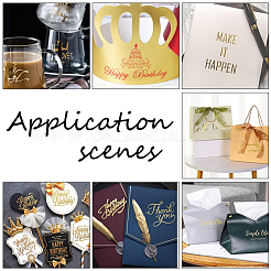 60 лист 3-х цветной бумаги формата А4 для горячего тиснения фольгой DIY-FH0003-94