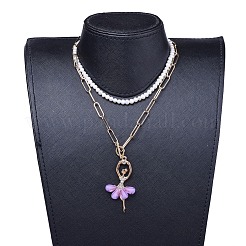 Ensembles pendentif & colliers de perles&nbsp;NJEW-JN02783-04