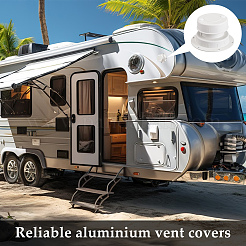 Kit di sostituzione del tappo di sfiato del tetto del camper in alluminio&nbsp;AJEW-WH0752-911