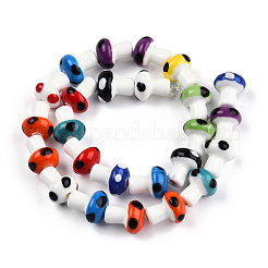 Фарфора ручной работы шарик нити PORC-N007-21