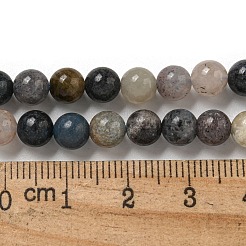 Нити бусин из натурального скорзалита G-B099-C04-02