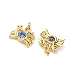 Латунные микро проложить кубического циркония подвески&nbsp;KK-C252-03G