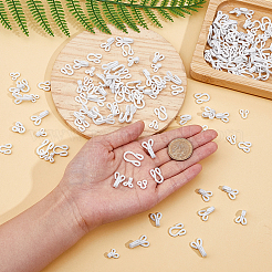 80 шт. 4 стиля полиэстеровый крючок и петелька для одежды&nbsp;FIND-DC0005-58