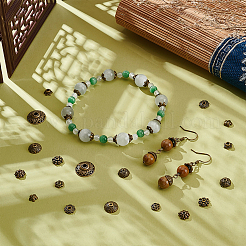 198шт 9 стиля колпачки из сплава в тибетском стиле&nbsp;FIND-UN0015-67