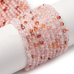 Нити бусин из натурального железистого кварца G-B142-A01-2mm