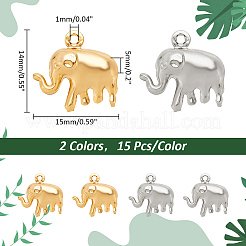 30шт 2 цвета латунные подвески&nbsp;KK-PH0006-27