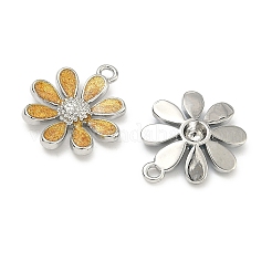 Pendentifs d'émail en laiton &nbsp;KK-B171-01P