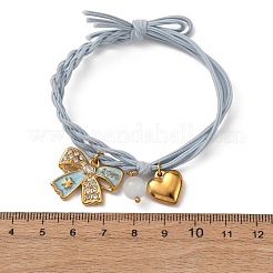 Armbänder mit Anhängern aus Edelstahl 304&nbsp;BJEW-B170-01G-04