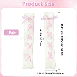 Рукава из поликоттона с бантом&nbsp;AJEW-WH20042-84A