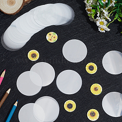 300 шт. прозрачная защитная пленка для значка питомца&nbsp;AJEW-CP0010-04B