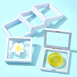 5 шт. квадратная прозрачная полиэтиленовая тонкая пленка подвесная коробка для ювелирных изделий CON-FS0001-19B