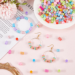 3 набор из 300 полосатых смоляных бусин&nbsp;RESI-SP0001-22