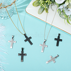 6 шт. подвески из нержавеющей стали 304 двух цветов&nbsp;STAS-BBC0007-34