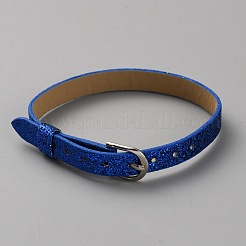 Bracelet en cuir pu vierge avec fermoirs en alliage&nbsp;X1-AJEW-TAC0041-01B-16
