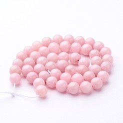 Abalorios de jade natural de mashan hebras&nbsp;DJAD-8D-M
