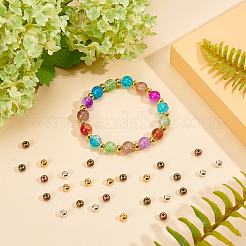 Тибетском стиле сплав Шарики прокладки&nbsp;PALLOY-FH0001-41-RS