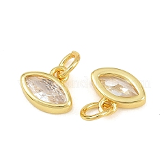 Charms in ottone zirconi a pavé di ottone&nbsp;CU-CBA3D67-11G