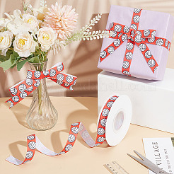 20 ярдовая полиэстеровая волейбольная лента с принтом спортивных мячей и корсажной лентой OCOR-WH0085-75A-02